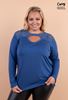 Picture of PLUS SIZE LACE KEYHOLE TOP